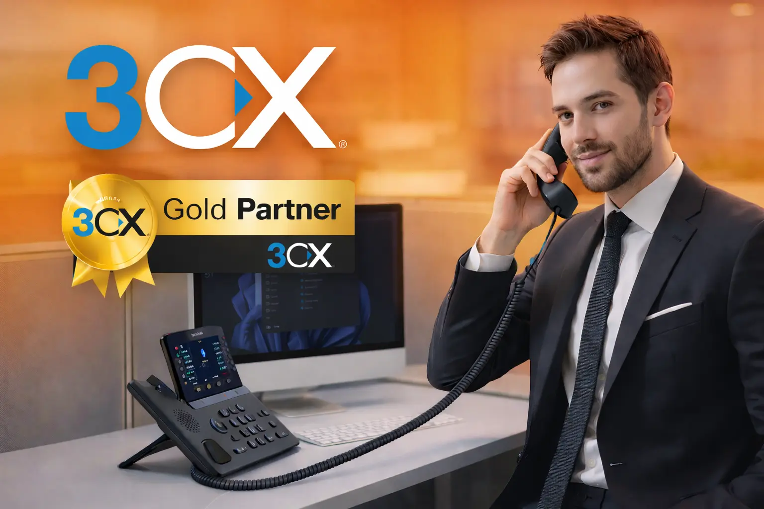 3CX Gold Partner for business VoIP systems in Dallas-Fort Worth