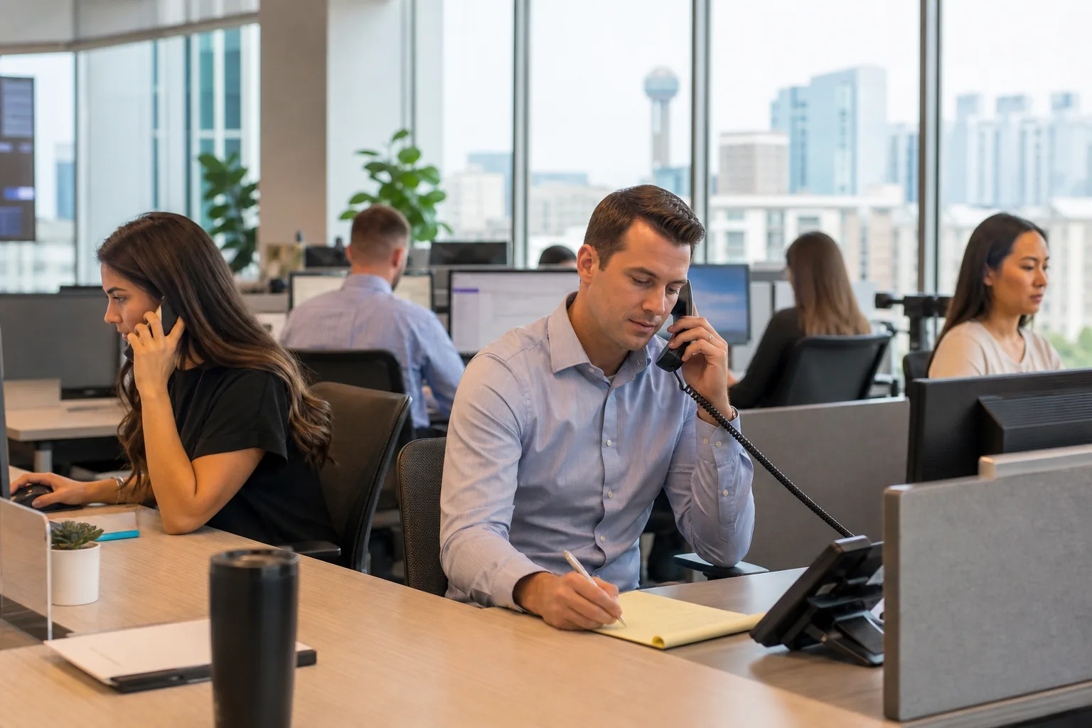 Accounting Firms team using modern business communications