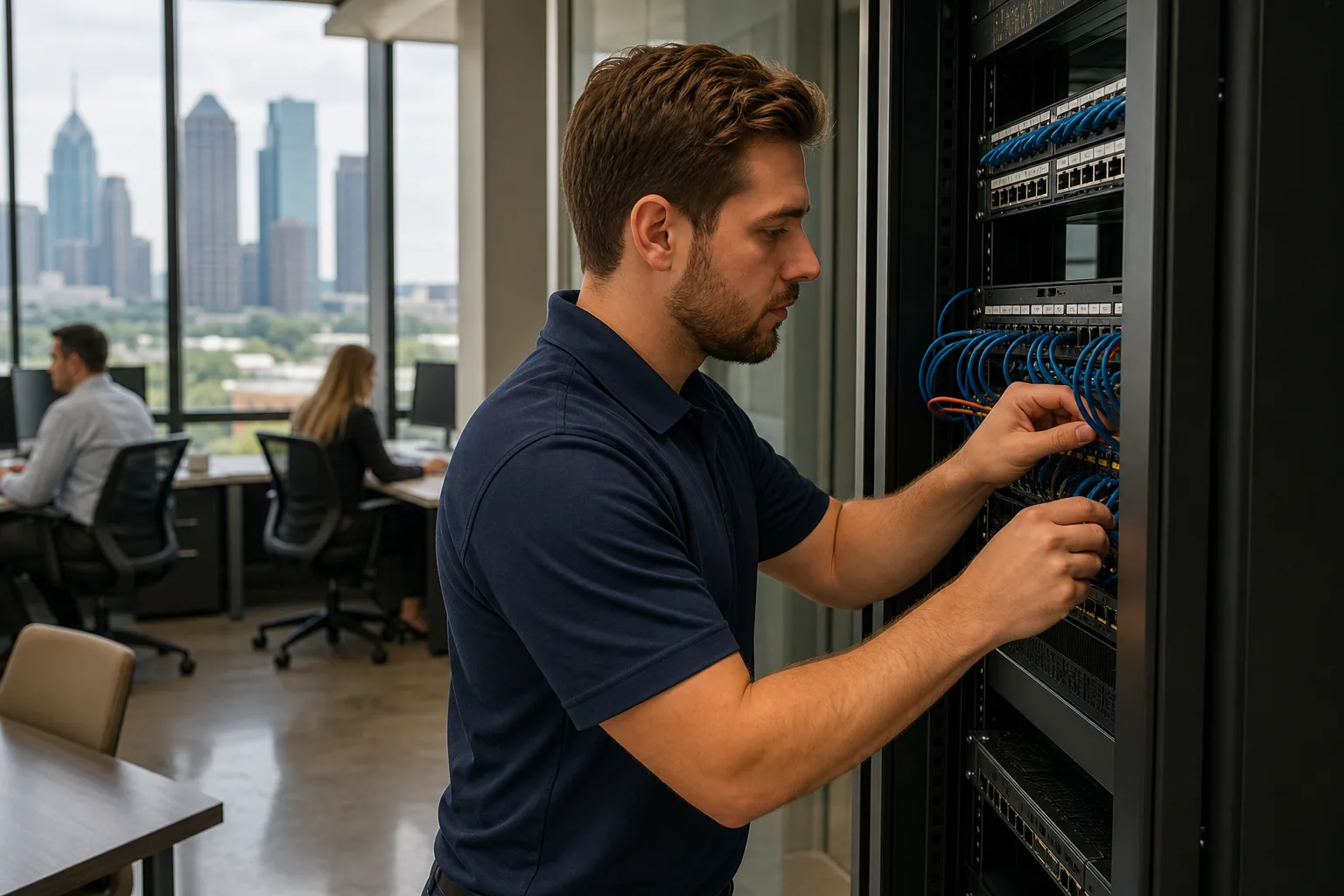 Structured network and data cabling for Accounting Firms