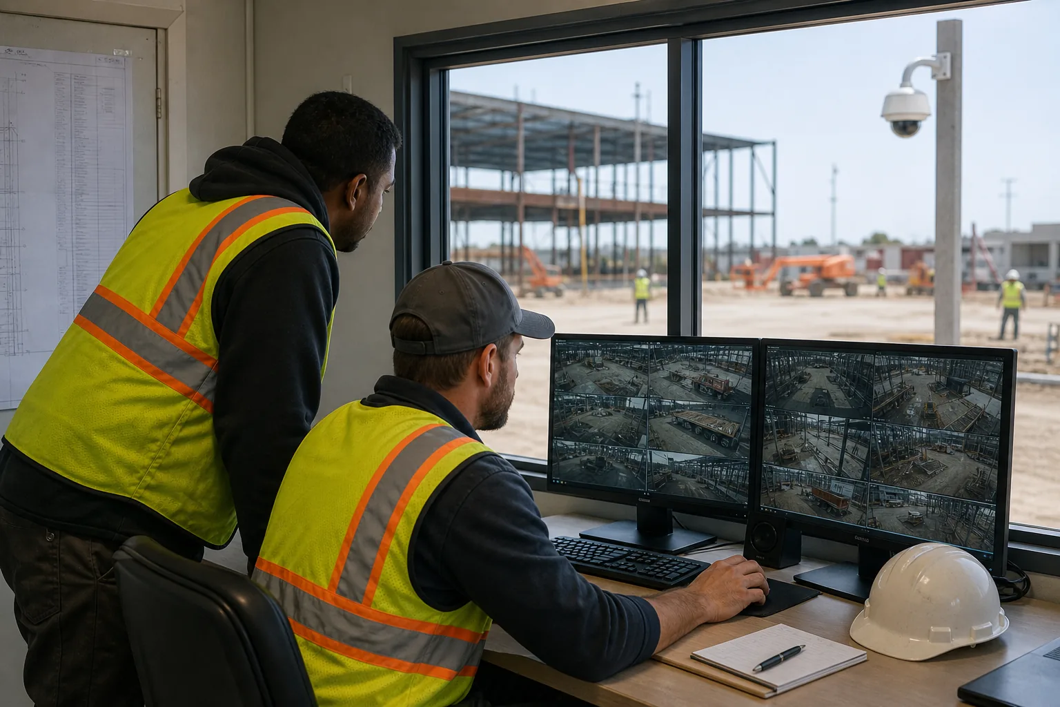 IP camera and site visibility system for Construction Companies