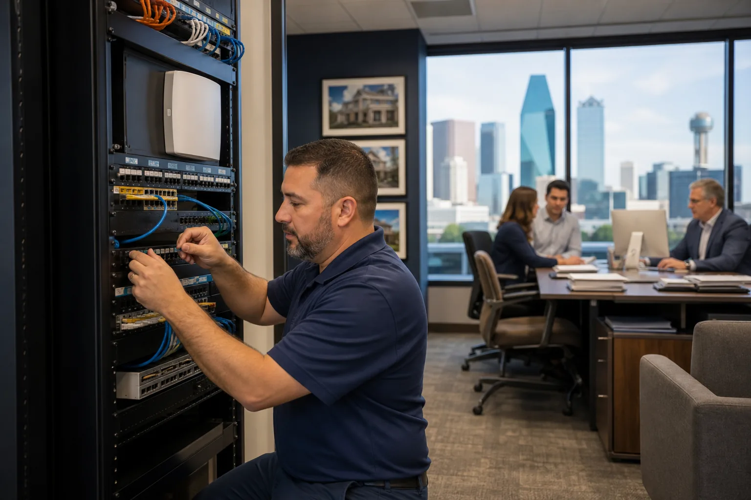Structured network and data cabling for Insurance Companies