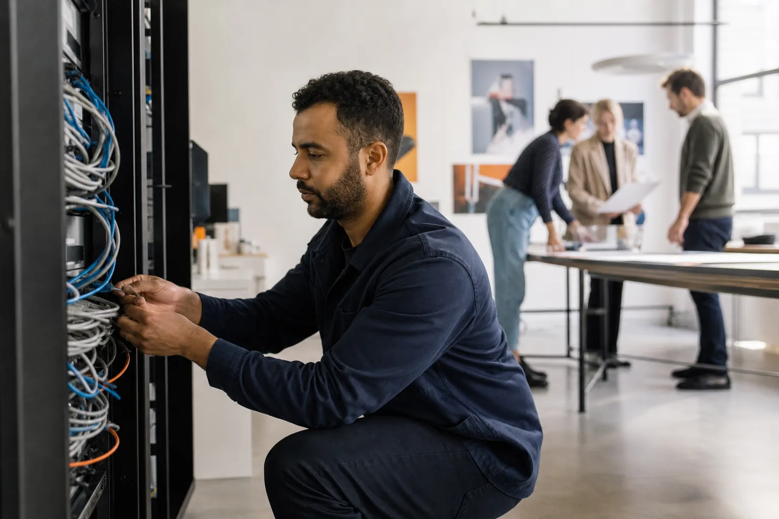 Structured network and data cabling for Marketing & Advertising
