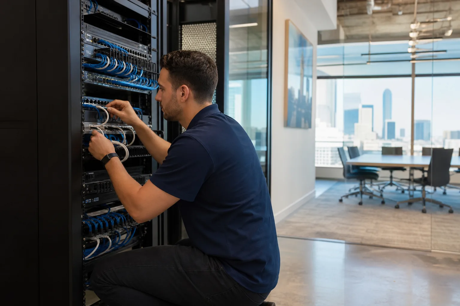Structured network and data cabling for Professional Services