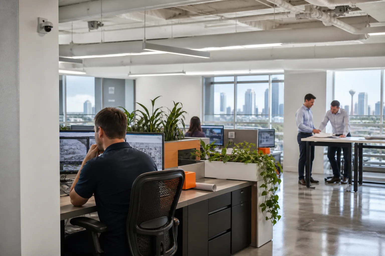 IP camera and site visibility system for Professional Services