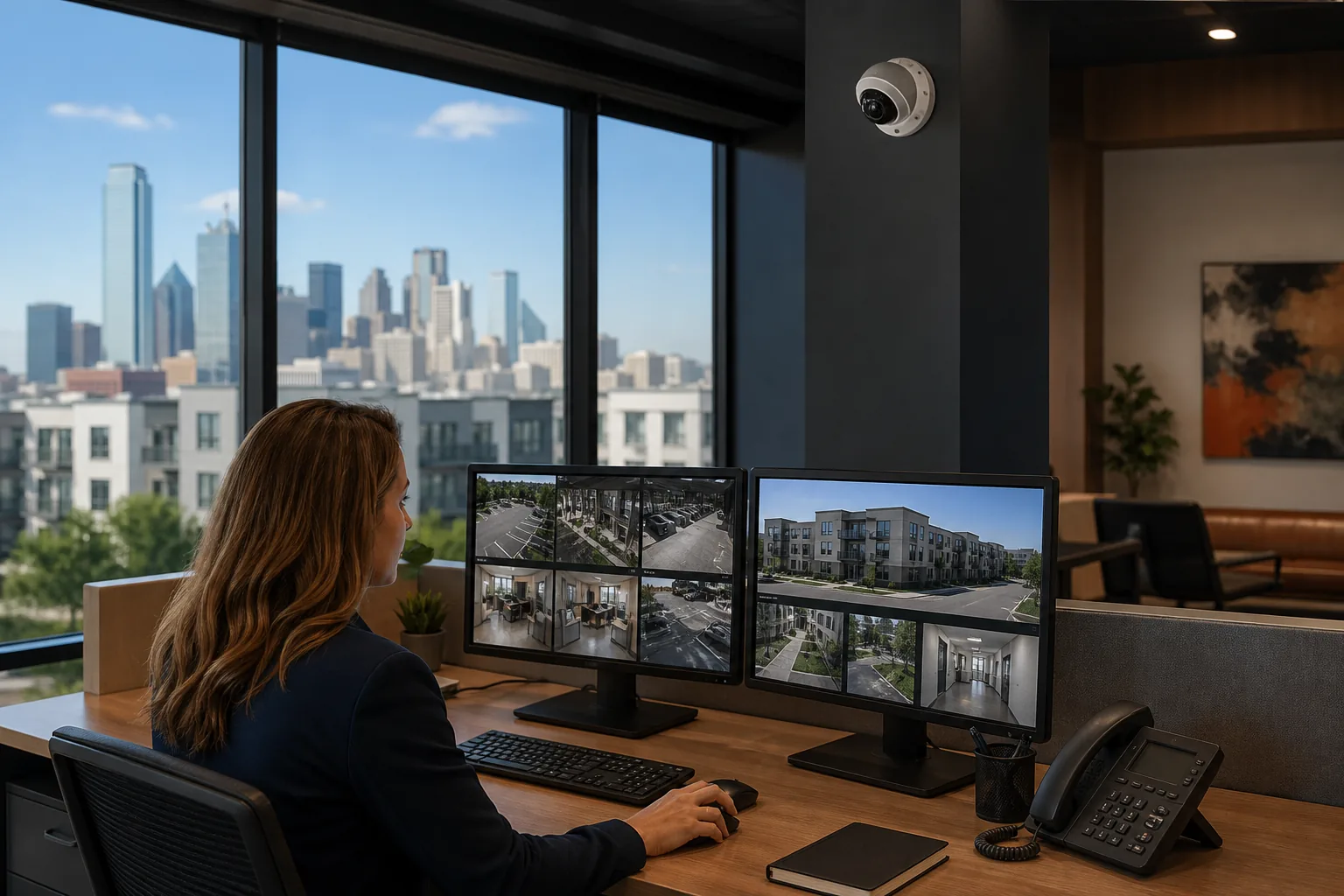 IP camera and site visibility system for Real Estate